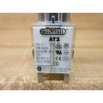 Schlegel AT2 Contact Block Lock Button WKey - New No Box