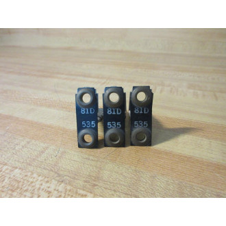 General Electric 81D-535 GE Heater Element 81D535 (Pack of 3) - Used