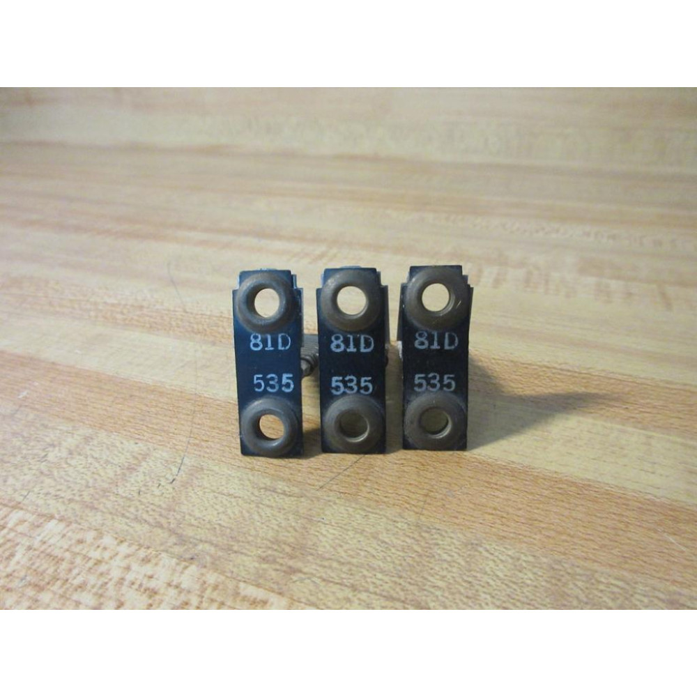 General Electric 81D-535 GE Heater Element 81D535 (Pack of 3) - Used