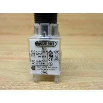 Schlegel AT Part Push Button WContact Block - New No Box
