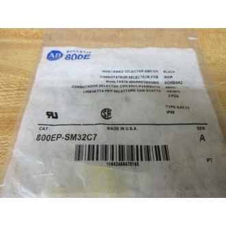 Allen Bradley 800EP-SM32C7 Maintained Selector Switch 800EPSM32C7