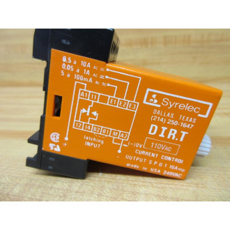 Syrelec DIRT110A Relay With Socket - New No Box