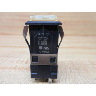 Omron A3PA-701 Push Button Amber Push Button - New No Box