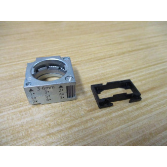 Siemens 3SB3 636-6BA60 White 3SB36366BA60 W Base & Clip