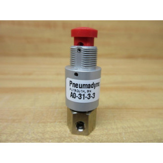 Pneumadyne A0-31-3-3 Push Button Control Valve A03133
