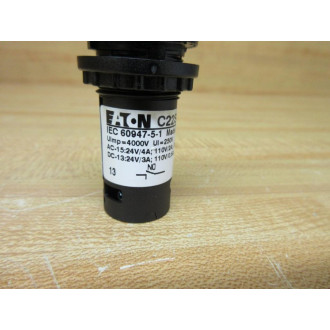 Eaton C22S-WRS-MS6-K10 Selector Switch C22SWRSMS6K10