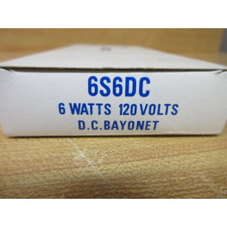 Philips 6S6DC DC Bayonet Lamp Bulbs (Pack of 10)