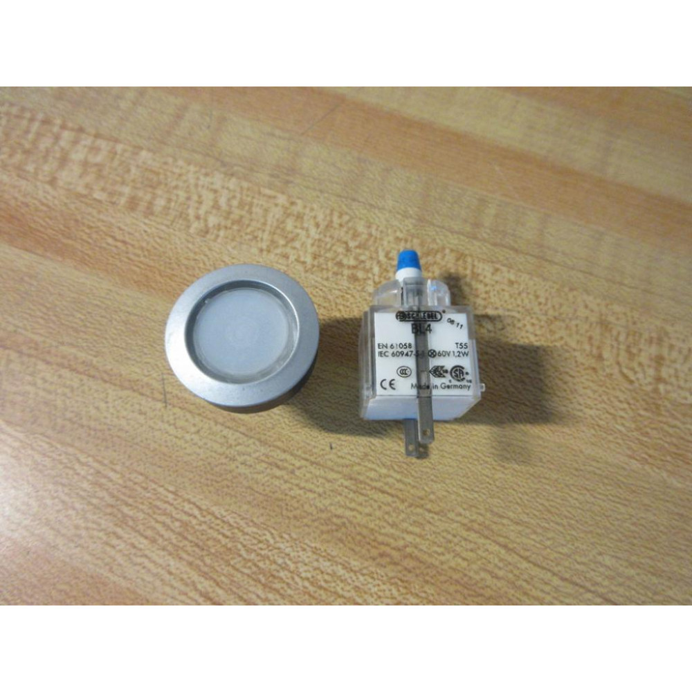 Schlegel BL4 Illuminated Contact Block Blue WCap - New No Box