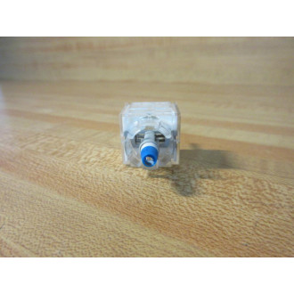 Schlegel BL4 Illuminated Contact Block Blue WCap - New No Box