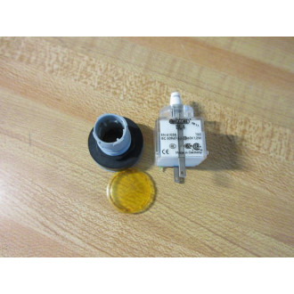 Schlegel BL4 Illuminated Contact Block Yellow WCap - New No Box