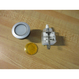 Schlegel BL4 Illuminated Contact Block Yellow WCap - New No Box