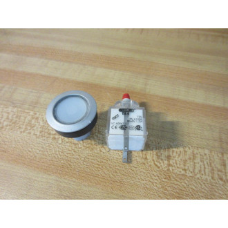 Schlegel BL4 Illuminated Contact Block Red WCap - New No Box