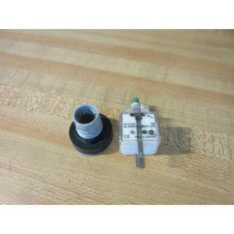 Schlegel BL4 Illuminated Contact Block Green WCap - New No Box