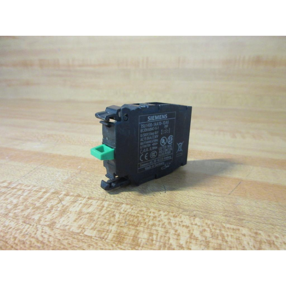 Siemens 3SU1400-1AA10-1DA0 Contact Module - New No Box