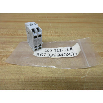 Allen Bradley 190-T11-11 Auxiliary Contact 190T1111