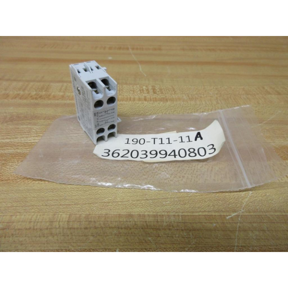 Allen Bradley 190-T11-11 Auxiliary Contact 190T1111