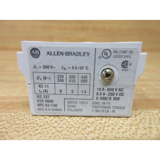 Allen Bradley 190-T11-11 Auxiliary Contact 190T1111