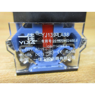 Yijia YJ139-LA38 Push Button Switch - New No Box