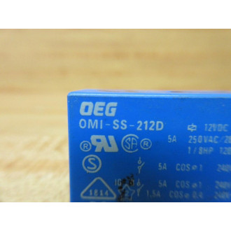 OEG OMI-SS-212D-12 VDC Relay OMI-SS-212D - Used