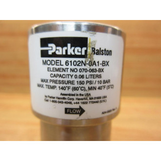Parker 6102N-0A1-BX Hydraulic 6102N0A1BX - New No Box