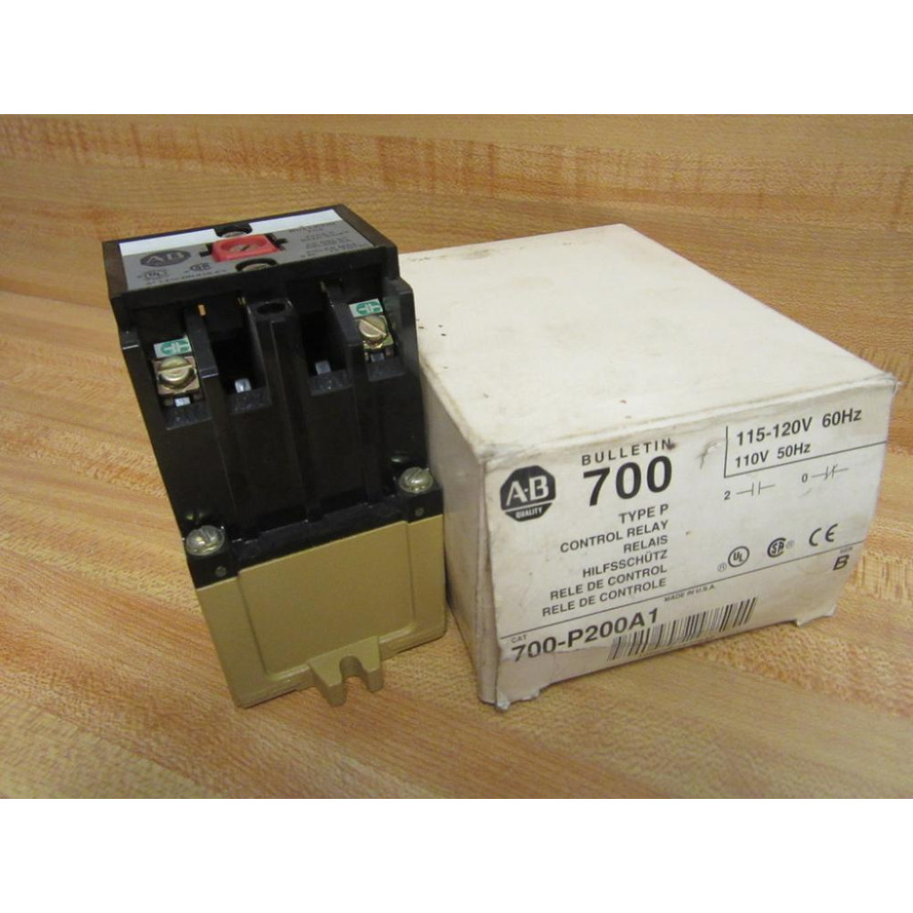 Allen Bradley 700-P200A1 Control Relay 700P200A1 Series B