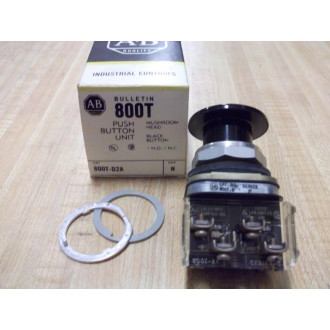 Allen Bradley 800T-D2A Push Button Switch 800TD2A Series May Vary