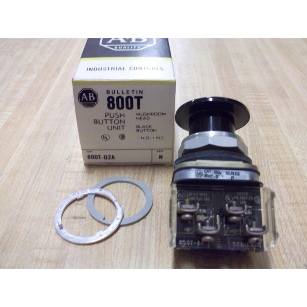 Allen Bradley 800T-D2A Push Button Switch 800TD2A Series May Vary