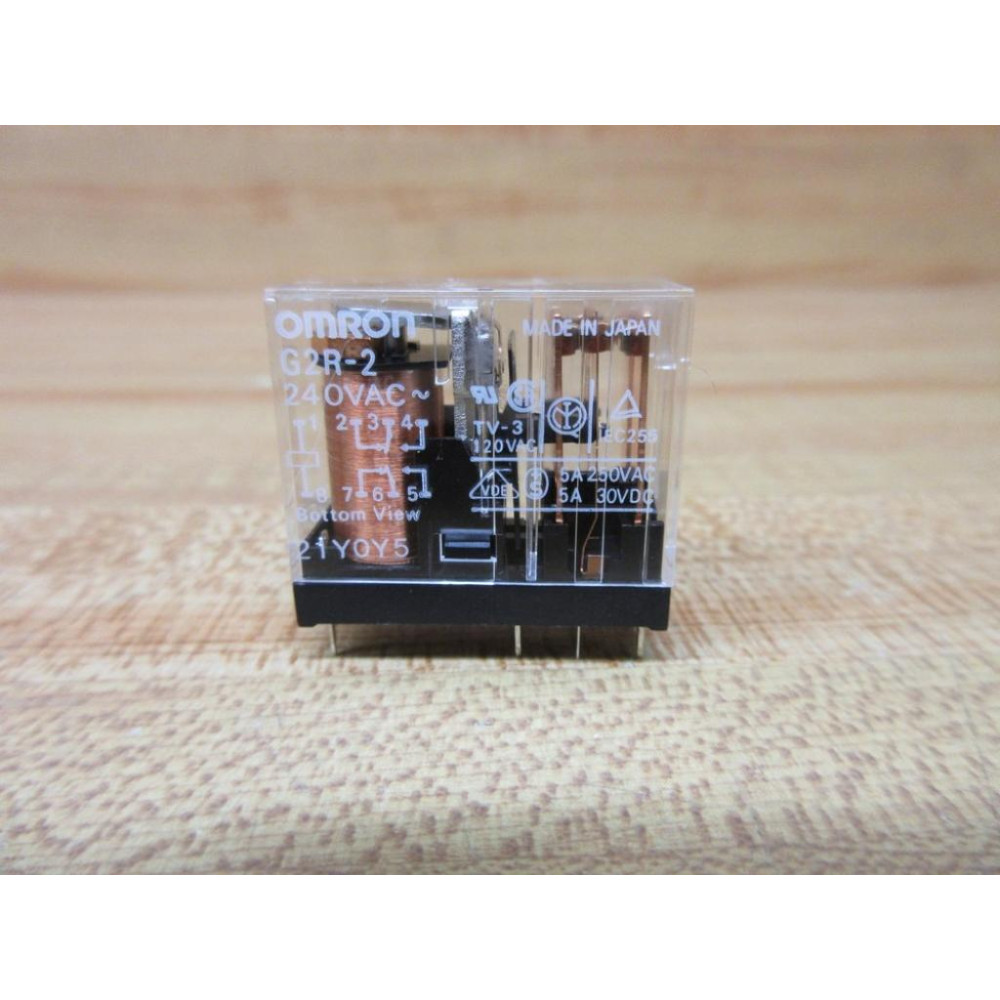 Omron G2R-2-240VAC Relay G2R-2-AC240V - New No Box