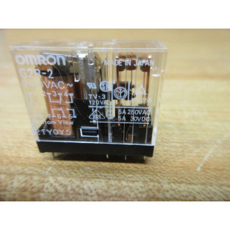 Omron G2R-2-240VAC Relay G2R-2-AC240V - New No Box