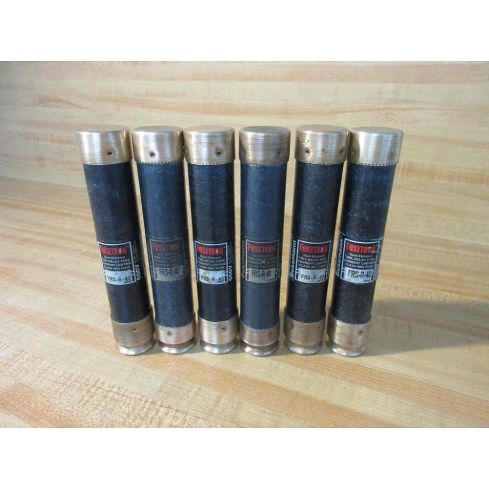 Buss FRS-R-40 Bussmann Fuse Cross Ref 4A464 Old Stock (Pack of 6) - New No Box