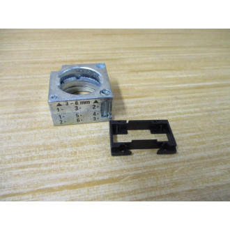 Siemens 3SB3 602-0AA11-0CC0 Black 3SB36020AA110CC0 wButton,Base & Clip