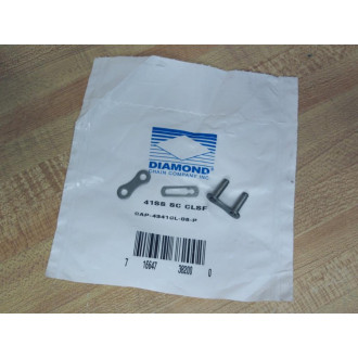 Diamond CAP-4341CL-08-P SS Connecting Link 41SS SC CLSF (Pack of 2)