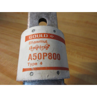 Gould Shawmut Ferraz A50P800 Mersen Fuse A50P800-4 - Used