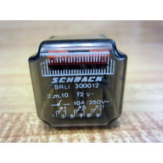 Schrack BRLI 300012 12V Relay BRLI300012 - Used