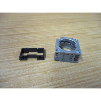 Siemens 3SB3 500-1TA20 E-Stop Button 3SB35001TA20 W Base & Clip