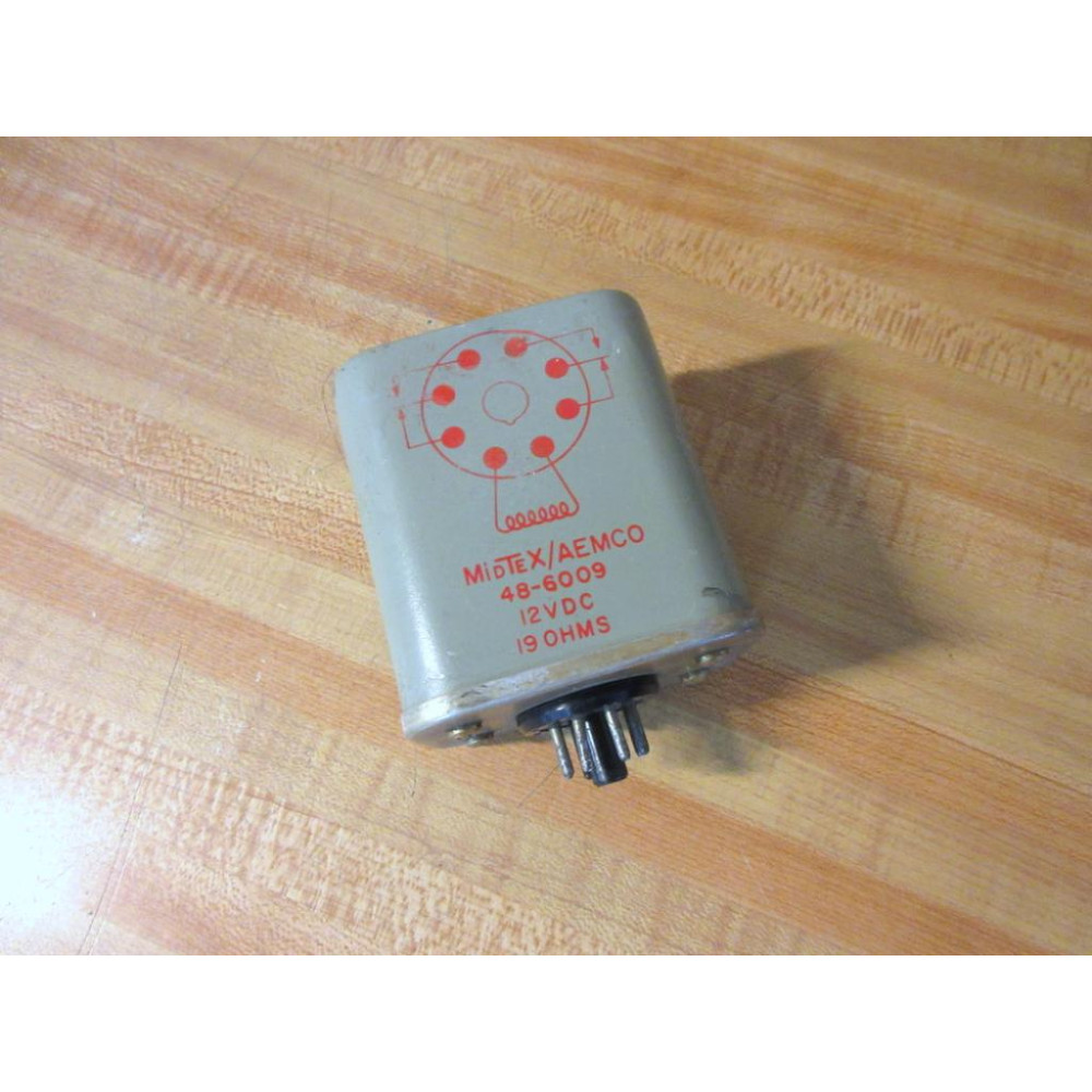 MidtexAEMCO 48-6009 Relay 486009 - Used