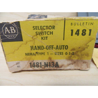 Allen Bradley 1481-N13A Selector Switch Station