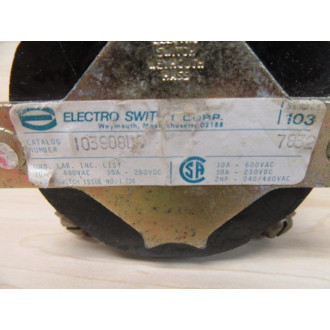 Electro Switch 103908LC Rotary Switch 4-Screws Missing - New No Box