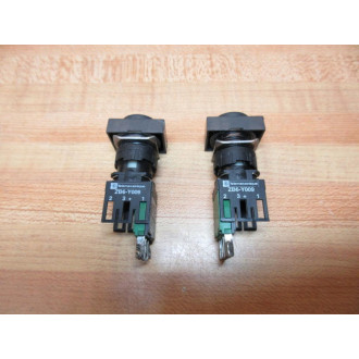 Telemecanique ZB6-Y009 Switch Body 36702 With ZB6-E1B (Pack of 2) - Used
