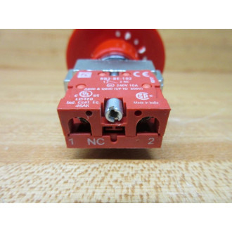 Shamrock RB2-BE-102 Contact Block RB2BE102 Red WE-Stop Button - New No Box