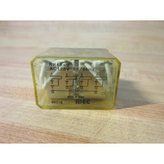 IDEC RH4B-U-AC120V Relay RH4B-U-120V AC . - Used