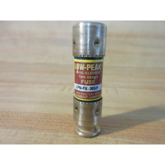 Bussmann LPN-RK-30SP Low-Peak Fuse 30 Amp LPNRK30SP (Pack of 3) - New No Box