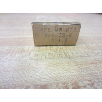 Westinghouse Cutler Hammer 966473-H Overload Heater Type A11.7