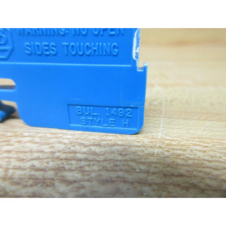 Allen Bradley 1492 Style H Terminal Block 1492StyleH Blue (Pack of 15) - Used
