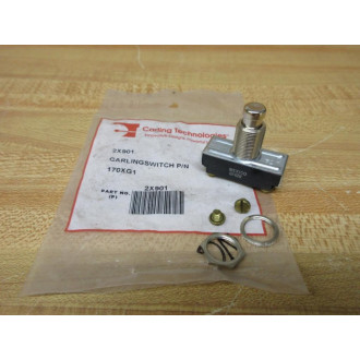 Carling Technologies 2X901 CarlingSwitch Push Button Switch 170XG1