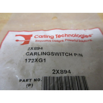 Carling Technologies 2X894 CarlingSwitch Push Button Switch 172XG1