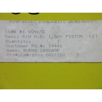 Chesterton 009651 Piston Kit
