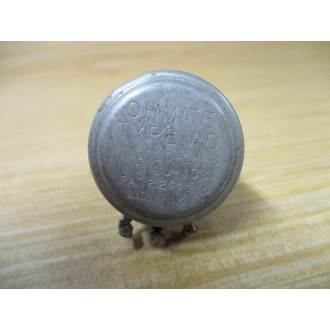 Ohmite CU1031 Potentiometer CU1031E 10K 10,000 Ohms W Knob - Used