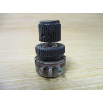Ohmite CU1031 Potentiometer CU1031E 10K 10,000 Ohms W Knob - Used