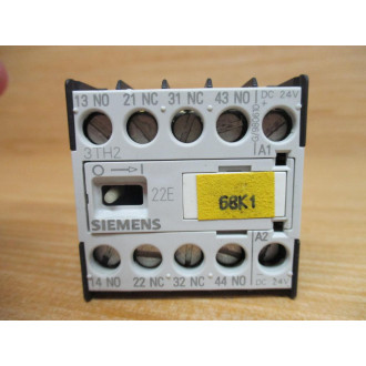 Siemens 3TH2-022-0BB4 Relay 3TH2022E Chipped - Used